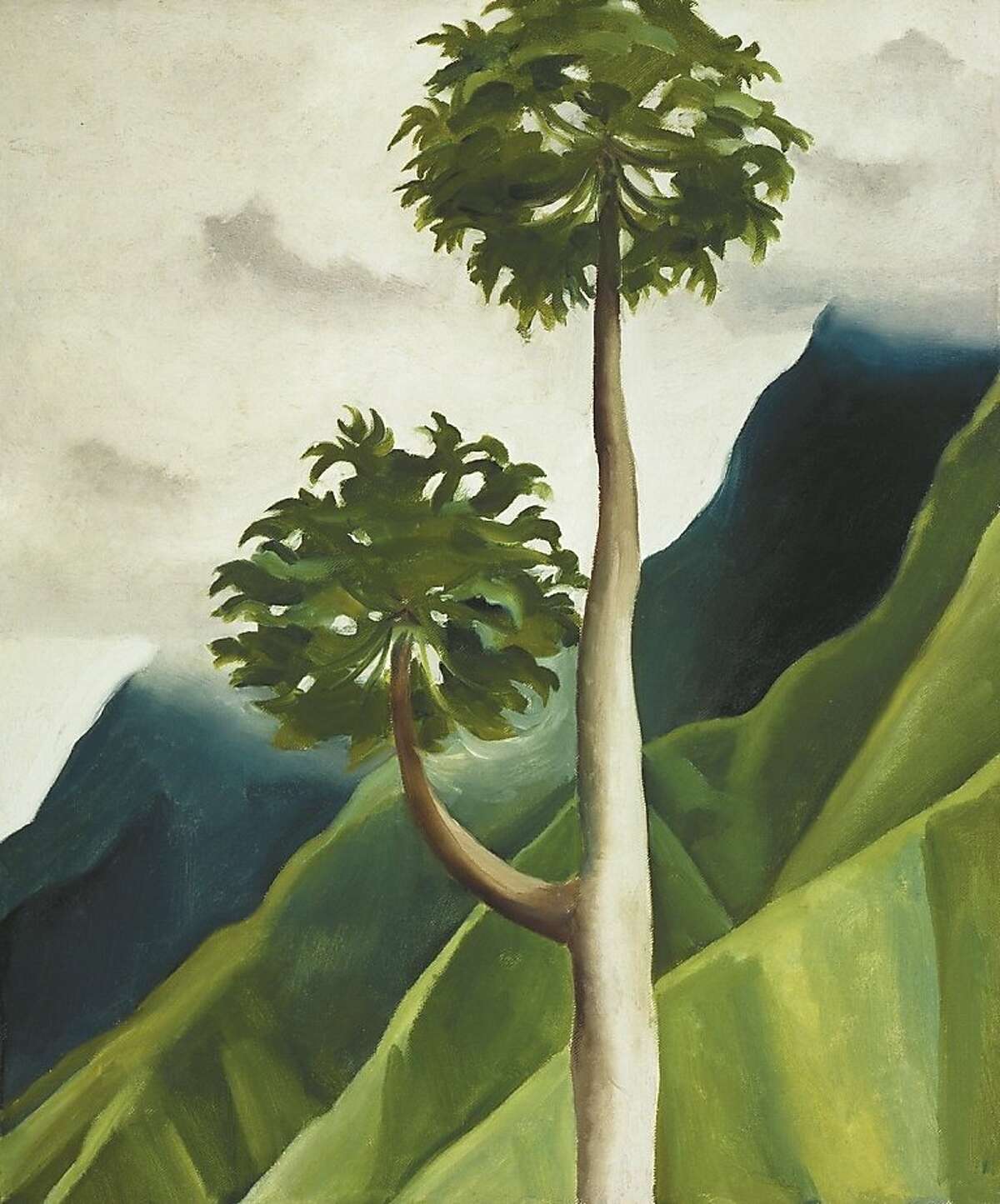 O'Keeffe's visit to Hawaii