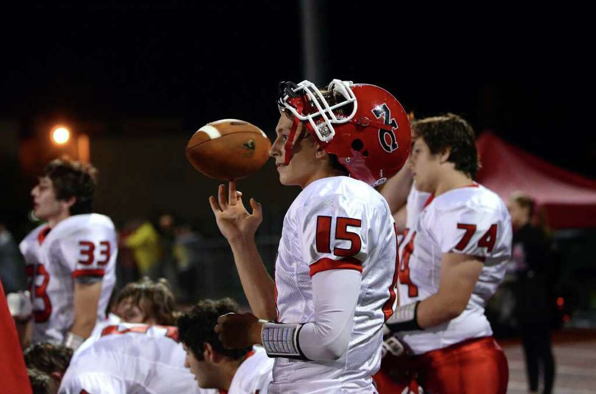 New Canaan quarterback Matt Milano made a commitment to play football at Middlebury College Saturday.