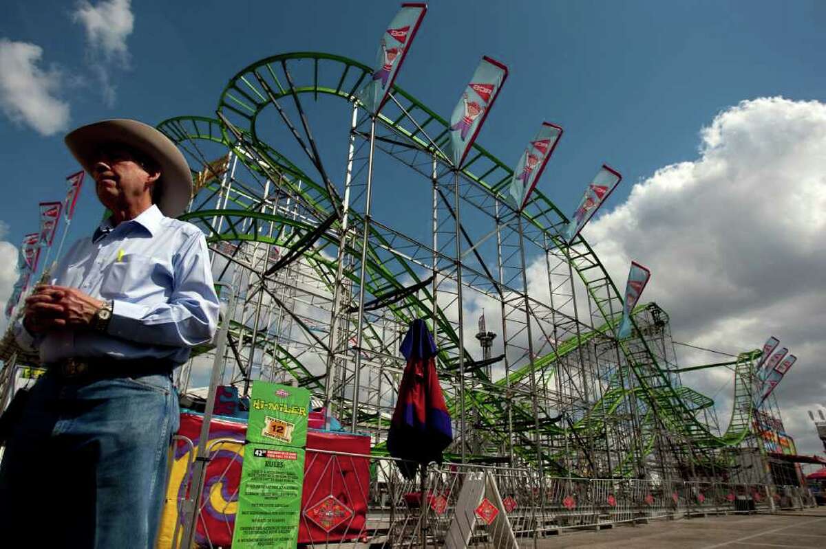 JOHNNY HANSON : CHRONICLE FILE TRAGIC ACCIDENT: Houston Livestock Show and Rodeo COO Leroy Shafer stands behind Ray Cammack Shows despite the death of a rider on the Hi Miler roller coaster on March 20.