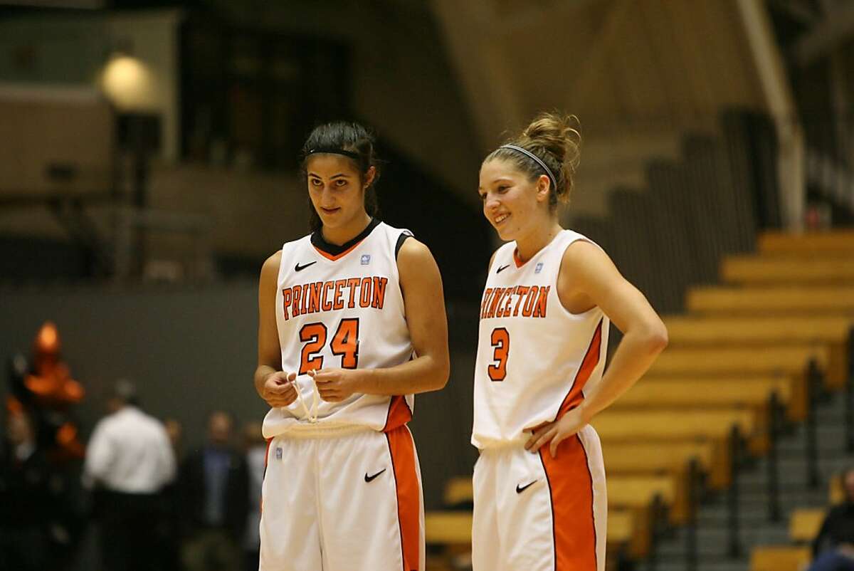 Niveen Rasheed, left, and Lauren Polansky are former Bay Area high school standouts now playing for Princeton.