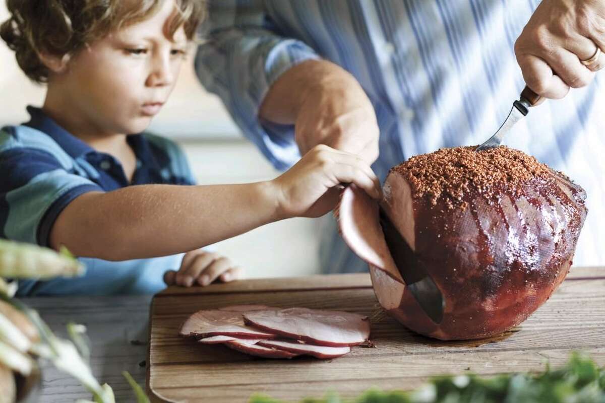 Country Living recipe for Pecan-Baked Ham.