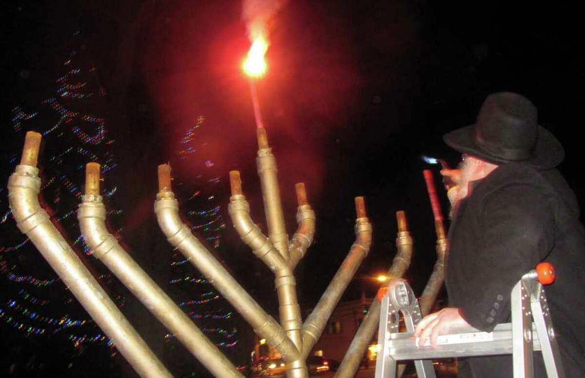 'Lights' of Hanukkah shine at menorahlighting ceremony
