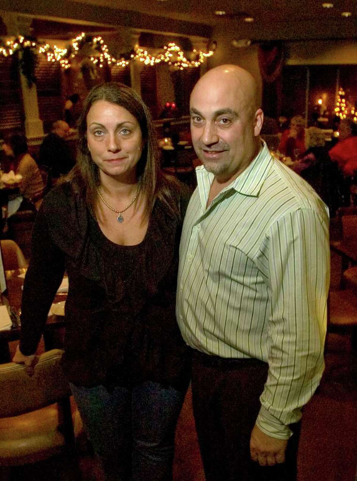 Siblings Michelle and Tommy Barbarie pose in the dining room at Jim Barbarie's Restaurant in Danbury on Wednesday, Dec. 21, 2011. Jim Barbarie's Restaurant is celebrating its 50th anniversary.