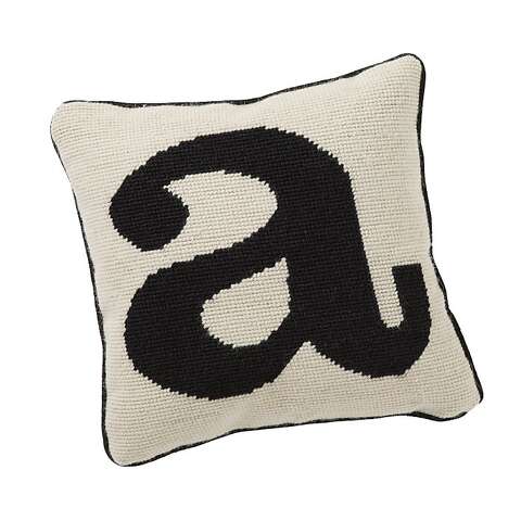 Letter Pillows From Jonathan Adler Pottery Barn Sfgate