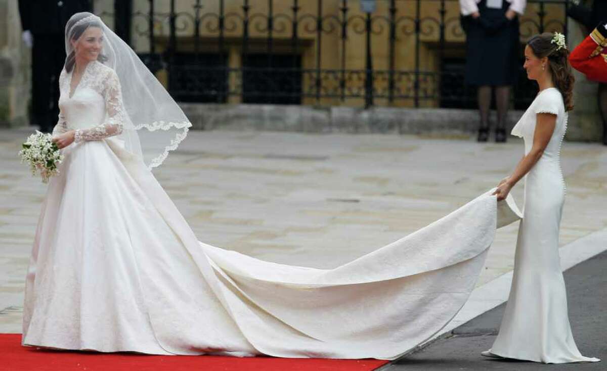 Kate Middleton, left, and Pippa Middleton.