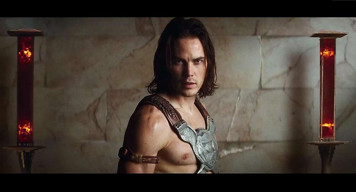 Taylor Kitsch as the title character in "John Carter."