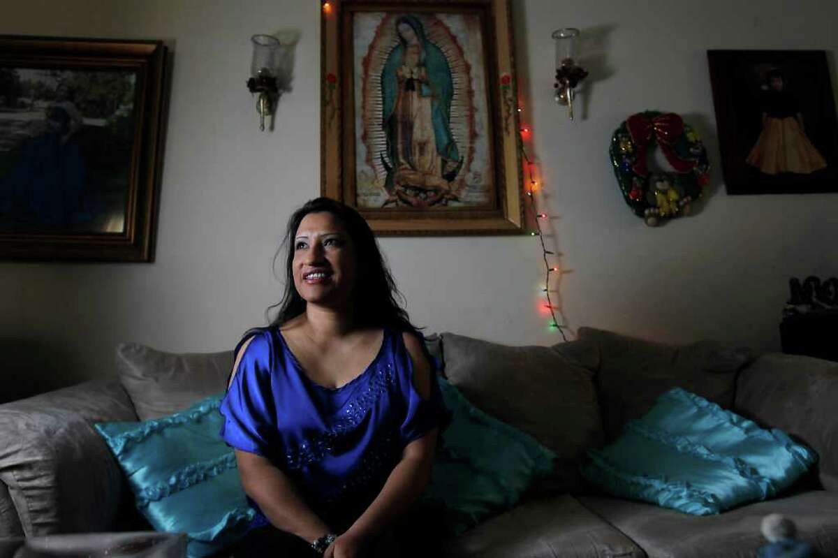 Teresa Uribe, grateful for the help and support she received at the Houston Area Women's Center, now helps low-income Latinos find health care and other services and counsels domestic abuse survivors.