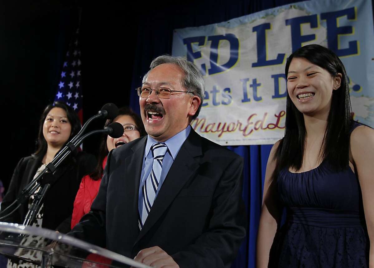 Ed Lee is father of the bride this week