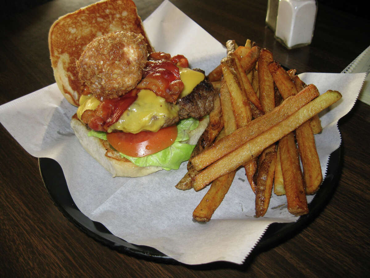 The "Ice Cream Cheeseburger" is one of five new hamburgers on the menu at Fatty's Burgers & More.