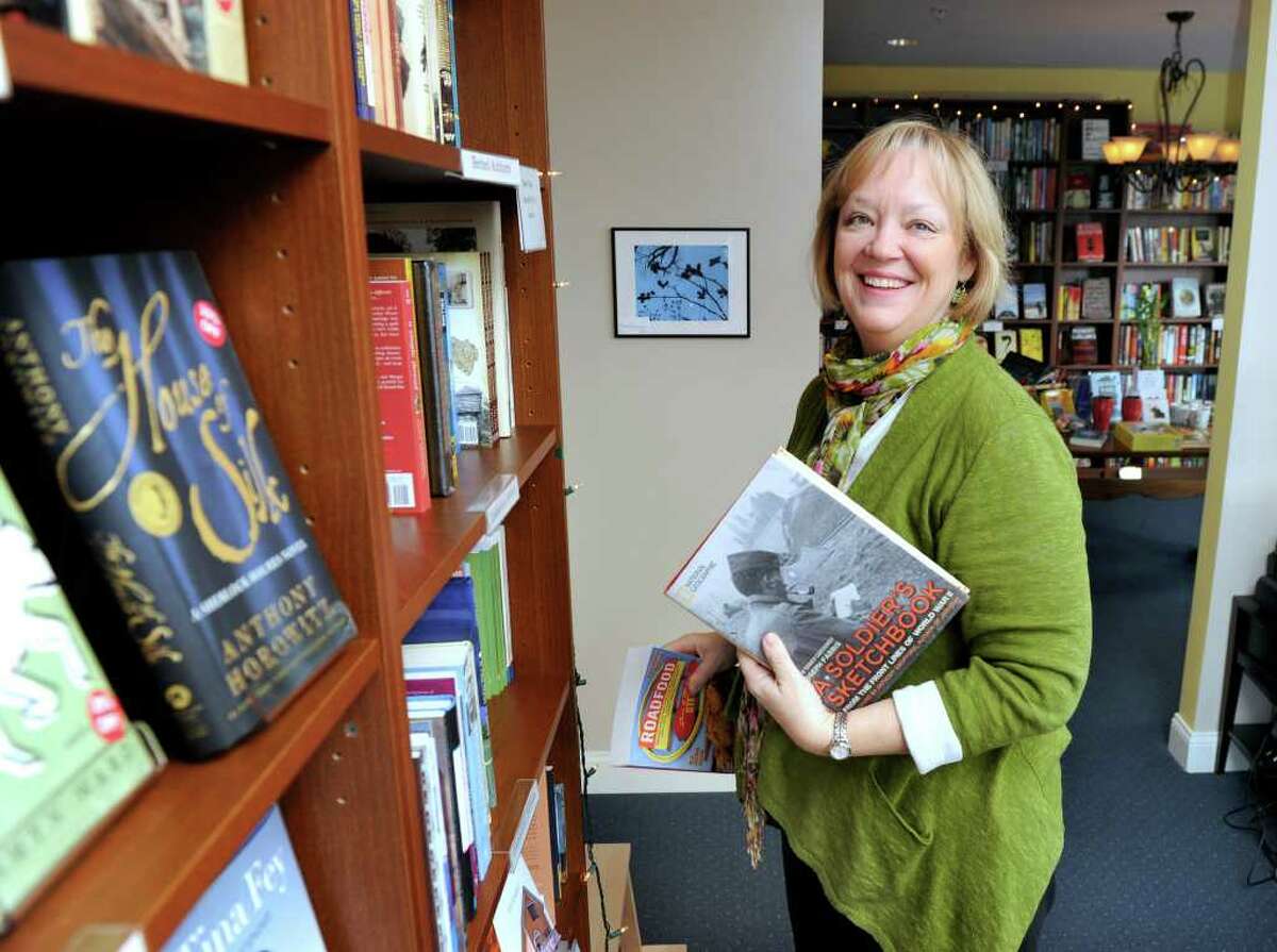 Alice Hutchinson has opened a bookstore called Byrd's Books in Bethel. It's located above the space which will become the new home of Molten Java at 213 Greenwood Ave. in the Dolan Plaza. Photo taken Tuesday, January 3, 2012.