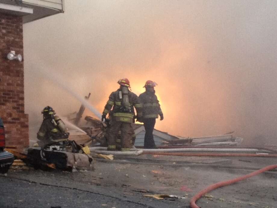 Spectacular explosion levels house Times Union