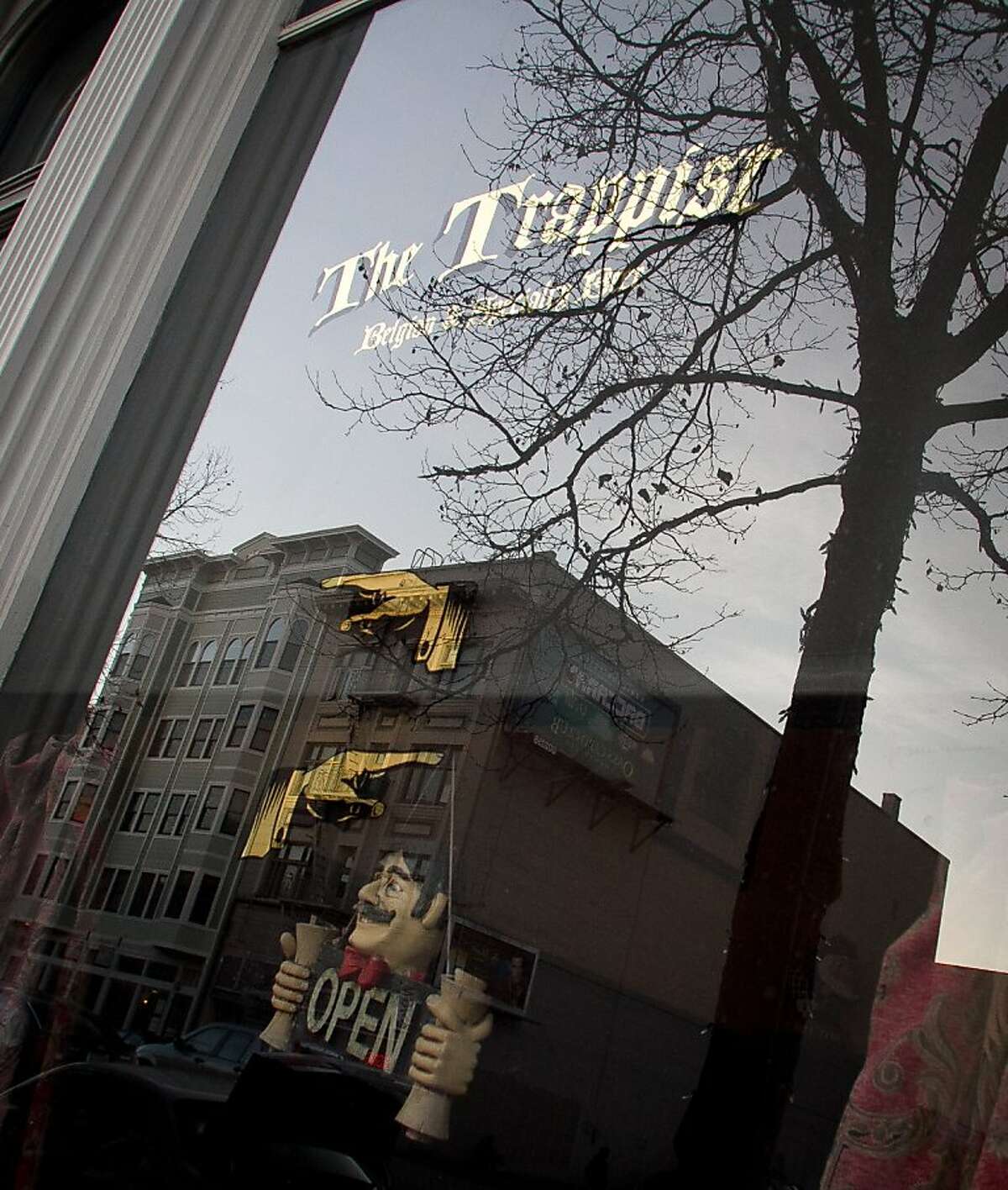 The exterior of Trappist Bar in Oakland, Calif., is seen on Tuesday, December 20th, 2011.
