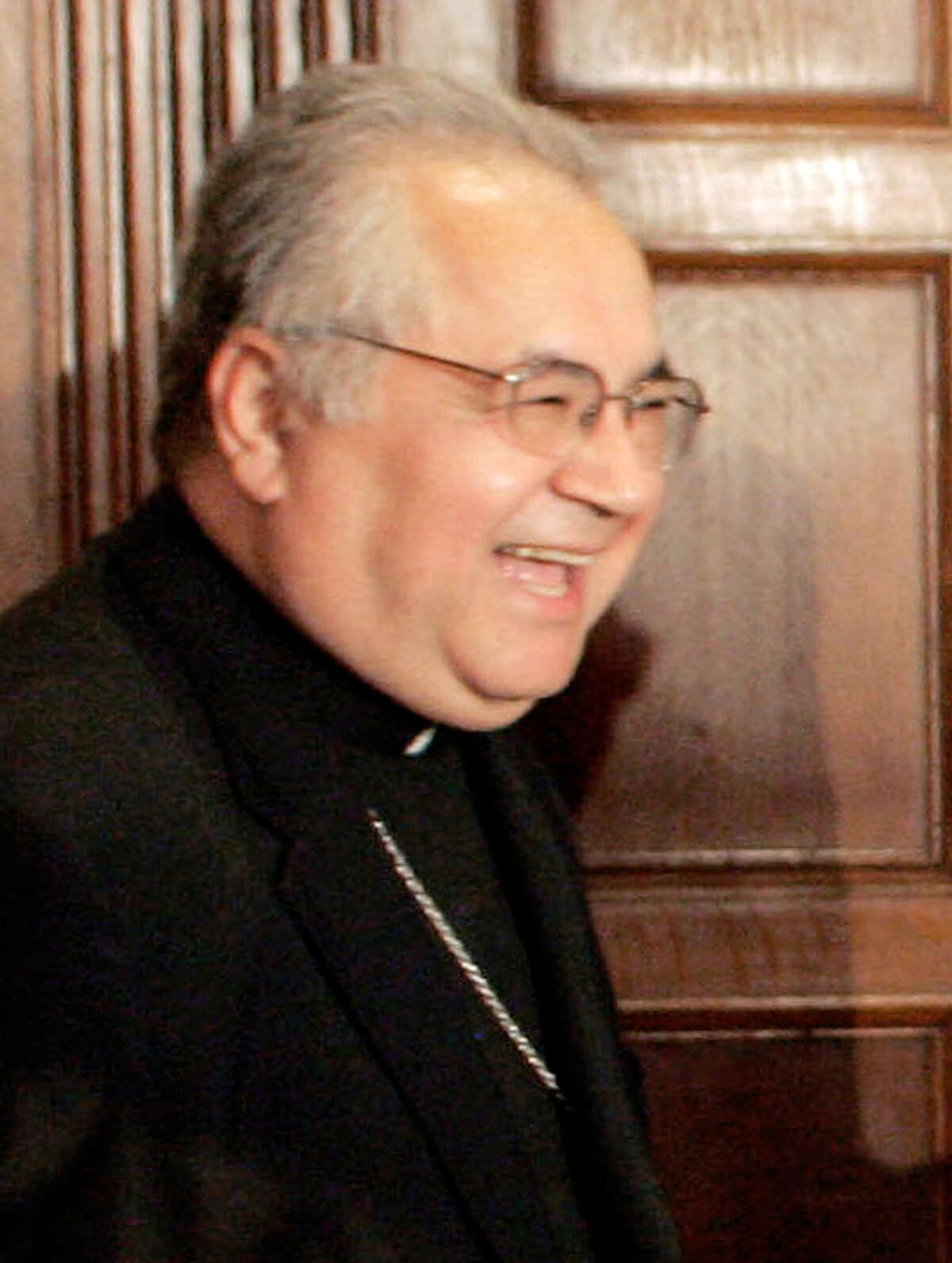 This May 26, 2006 photo shows Auxiliary Bishop of Los Angeles Gabino Zavala. Bishop Zavala resigned Wednesday Jan. 4 2012 after after admitting that he fathered two children who are now teenagers. In a letter to the faithful, Los Angeles Archbishop Jose Gomez says Zavala told him in December that he had two children who live with their mother in a different state. Gomez says the archdiocese has offered to help with the children?s college costs. (AP Photo/La Opinion, Emilio Flores)
