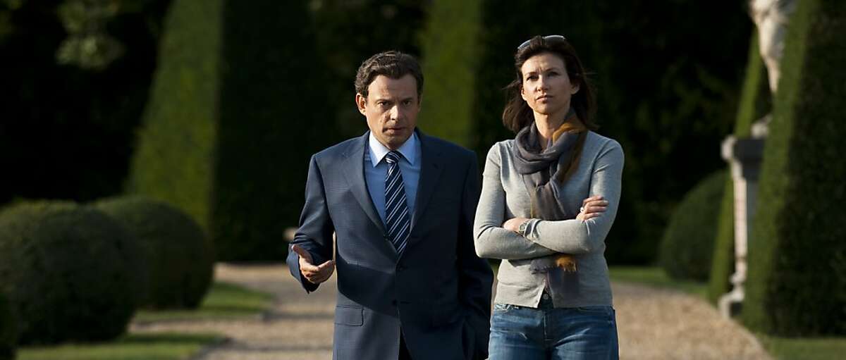 Nicolas Sarkozy (Denis PodalydŽs) and CŽcilia Sarkozy (Florence Pernel) appear in a scene from, "The Conquest."