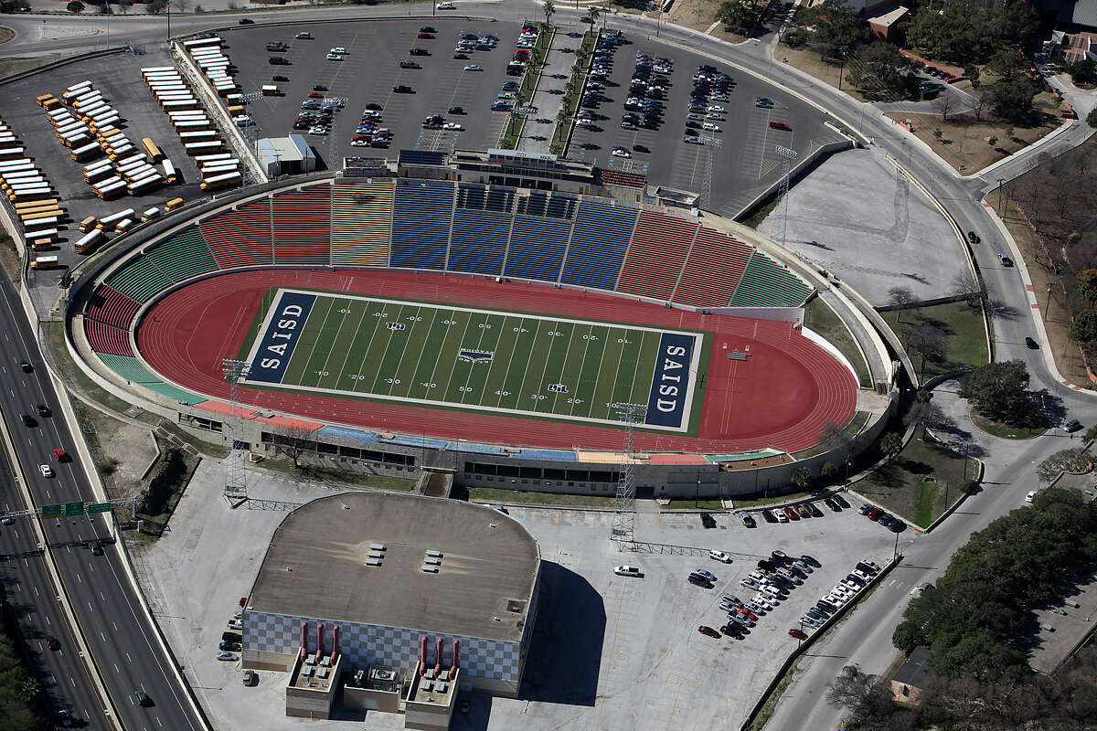 Aerial of Alamo Stadium