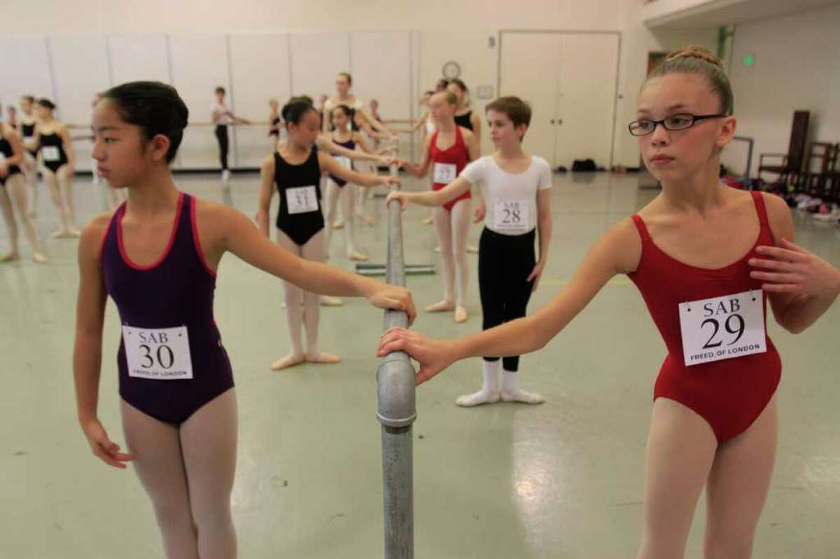 Hundreds of young ballet dancers try out for 200 spots in a five-week summer program at The School of American Ballet on Sunday. The School of American Ballet of New York city is currently on a 20-city tour auditioning over 2,000 dancers for 200 spots.