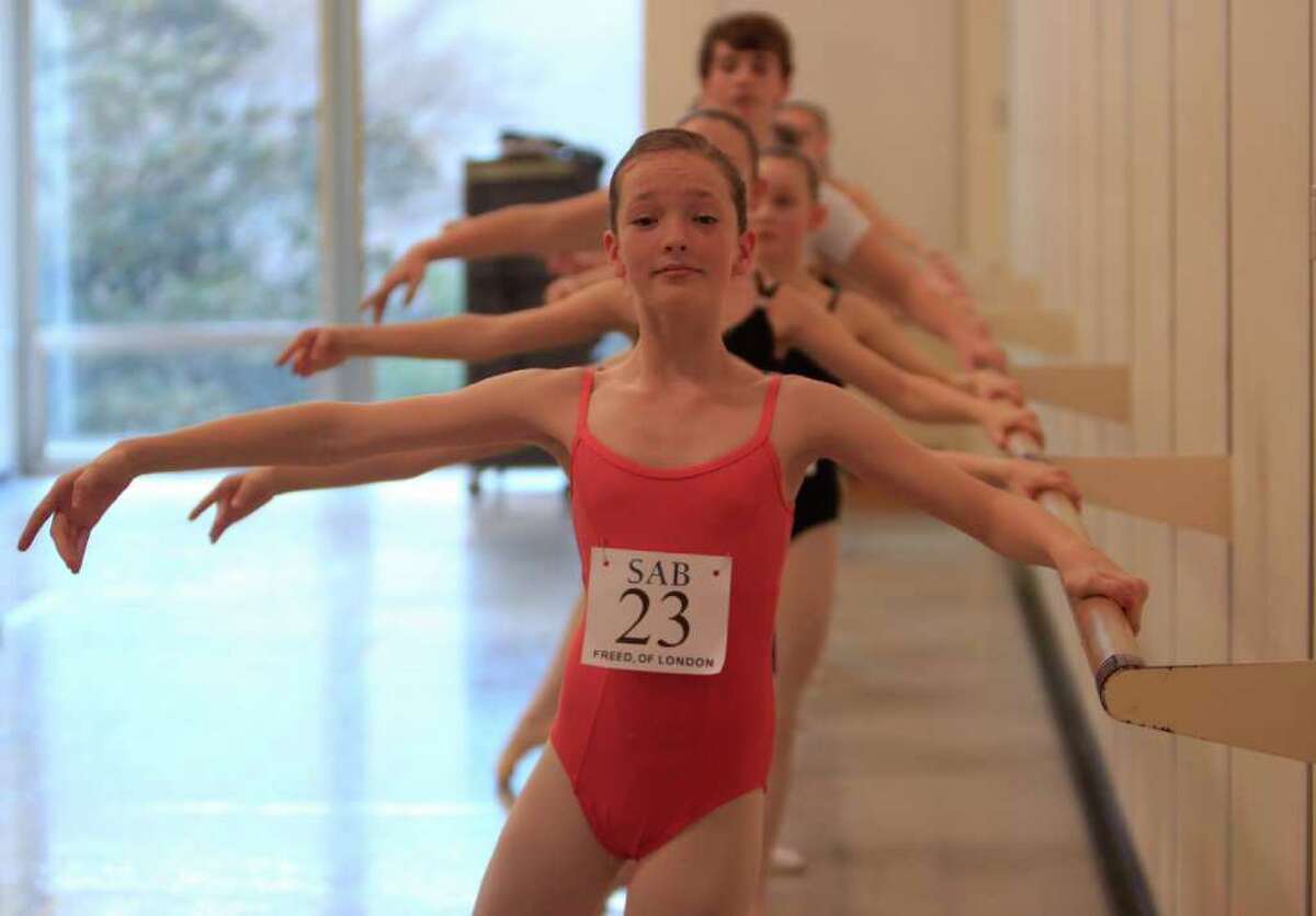 Ali Prevost-Reilly, age 13, auditions for the School of American Ballet's five-week summer program. Only 200 of the 2,000 auditioners will be chosen for a five-week summer program at the School of American Ballet in New York City.