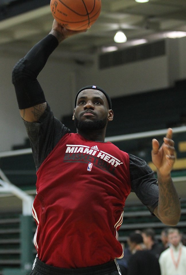 Heat players no longer feeling heat this season
