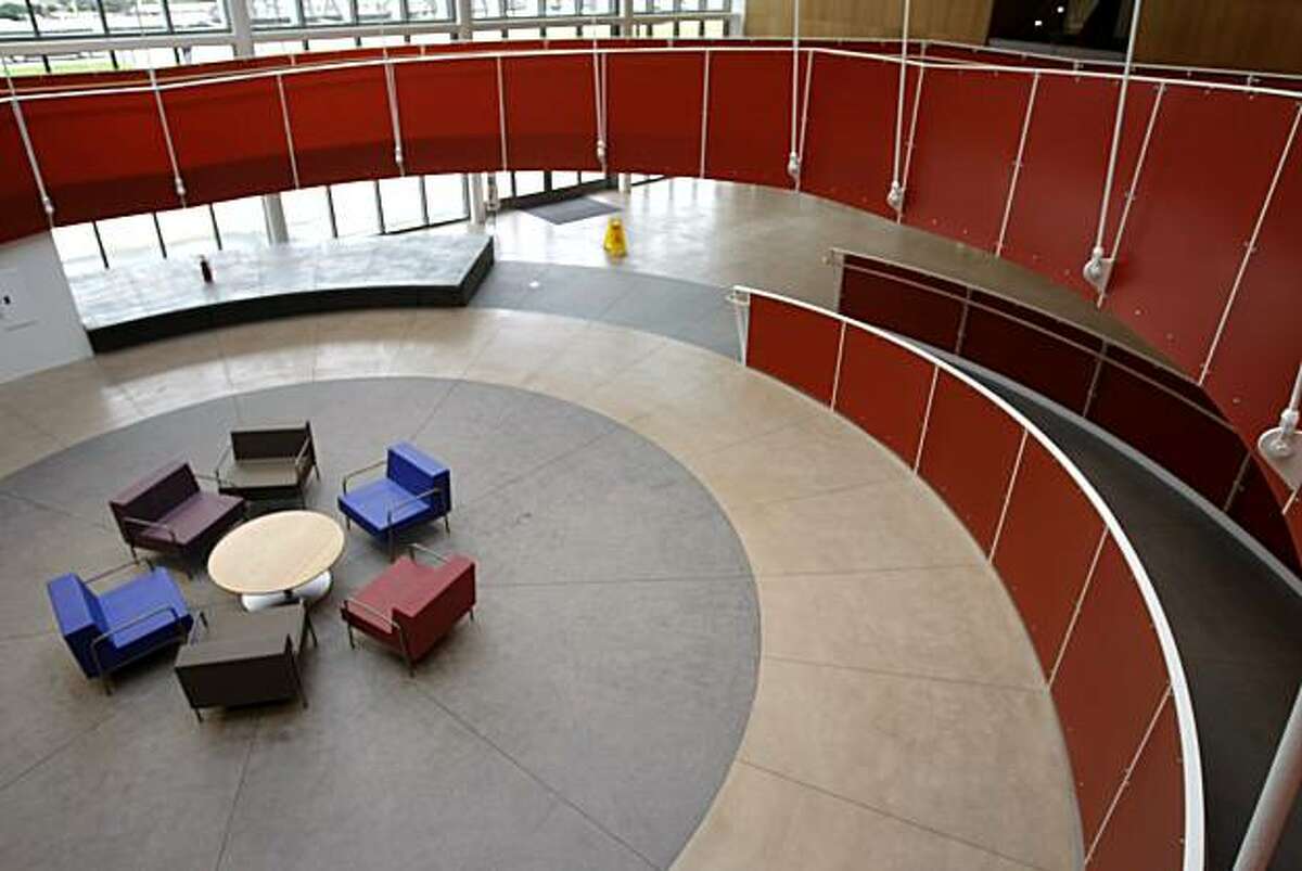 The spiraling ramp, located in the lobby of the Ed Roberts Campus, is accessible to all in Berkeley, Calif., on Dec. 10, 2010. The Ed Roberts Campus, named after Edward V. Roberts, a leader of the independent living movement, showcases design accessible to all in Berkeley, Calif., on Dec. 10, 2010.