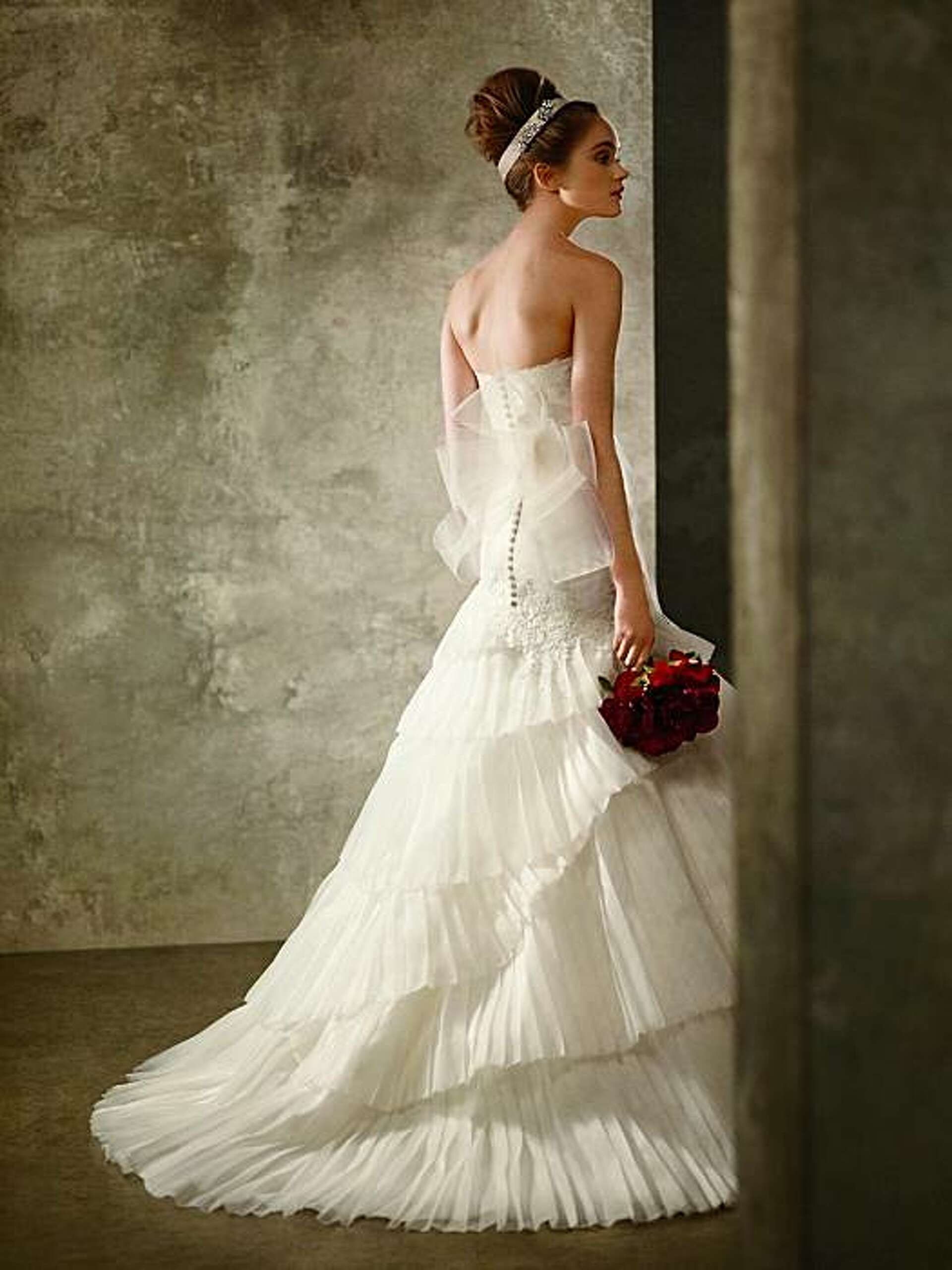 Vera Wang Bradshaw Gown Bhldn Vera Wang Drop Waist Wedding Dress TikTok