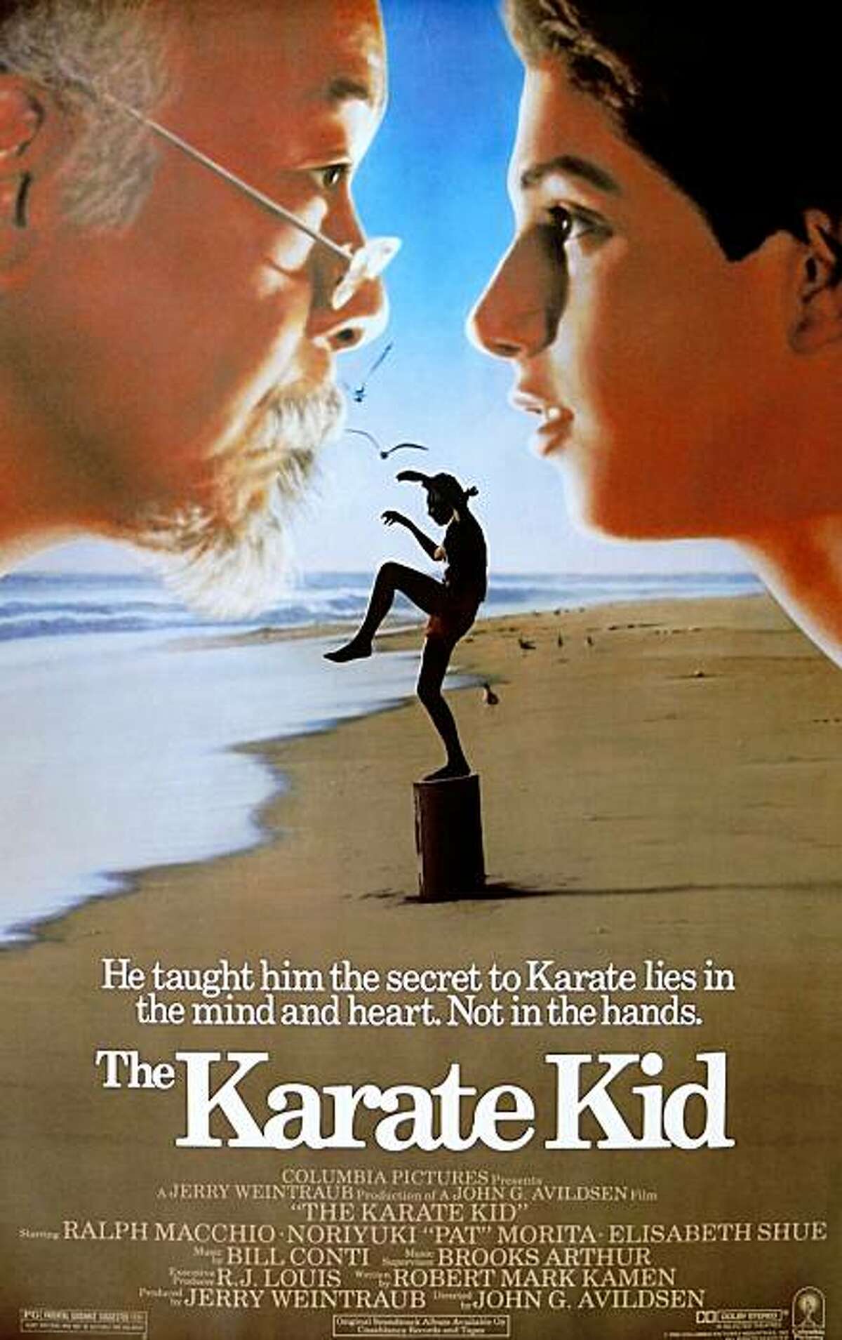 Poster for the original "The Karate Kid" (1984).