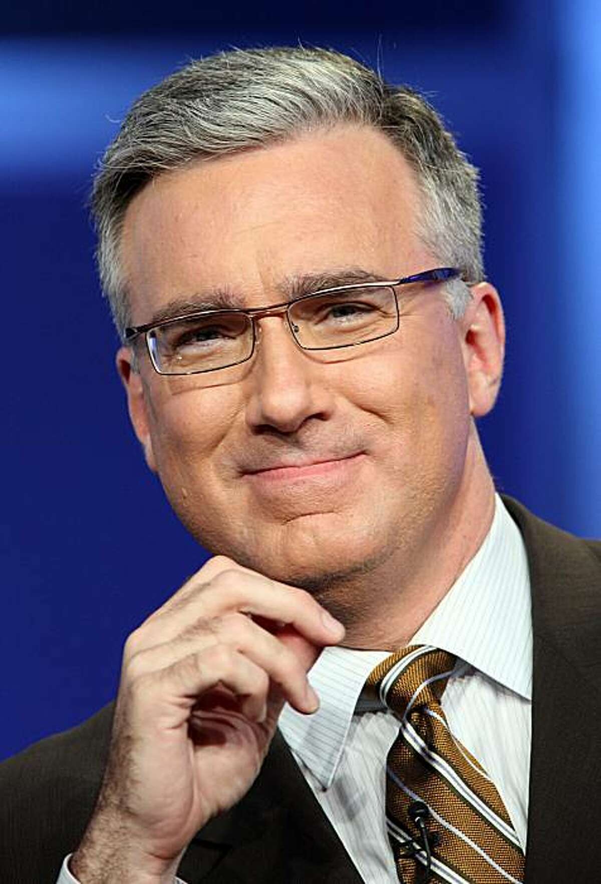 BEVERLY HILLS, CA - JULY 21: (FILE PHOTO) Co-host Keith Olbermann of "Sunday Night Football" speaks during the NBC Universal portion of the Television Critics Association Press Tour held at the Beverly Hilton hotel on July 21, 2008 in Beverly Hills, California. Keith Olbermann, who departed the prime time show he hosted on MSNBC in January, announced on February 8, 2011 that he will host a prime time program on Current TV, a cable channel co-founded by Al Gore.