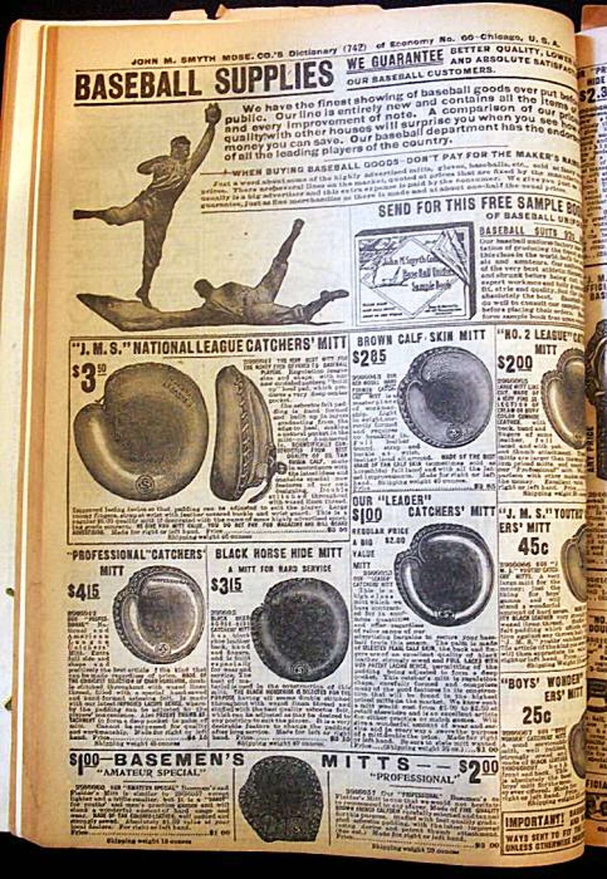 Catalog shopping the year the Titanic sank