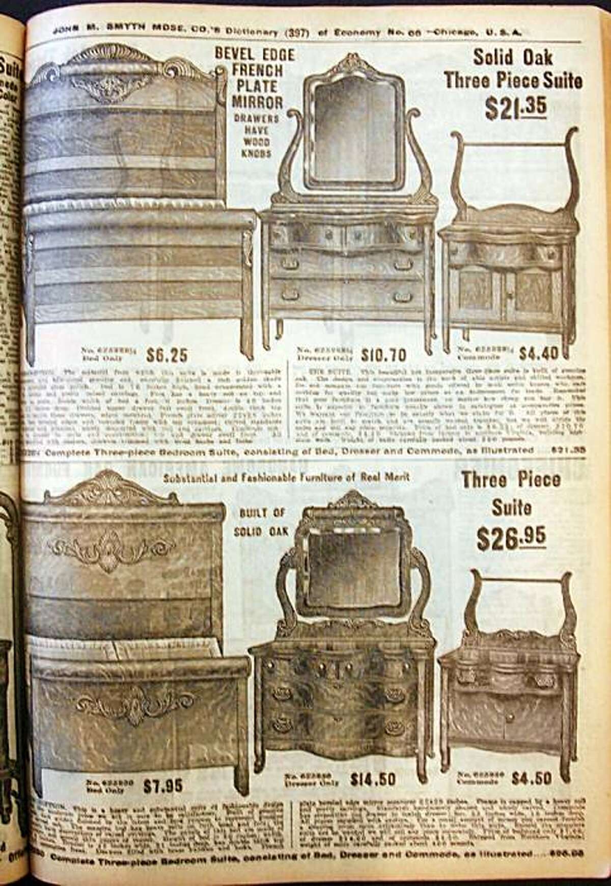 Catalog shopping the year the Titanic sank