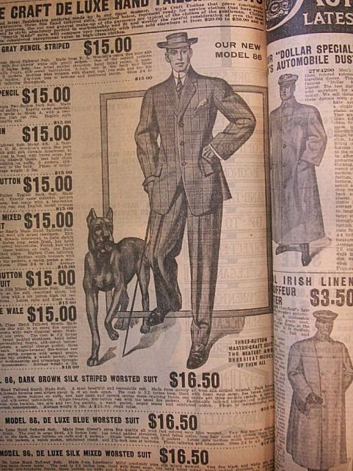 Catalog shopping the year the Titanic sank