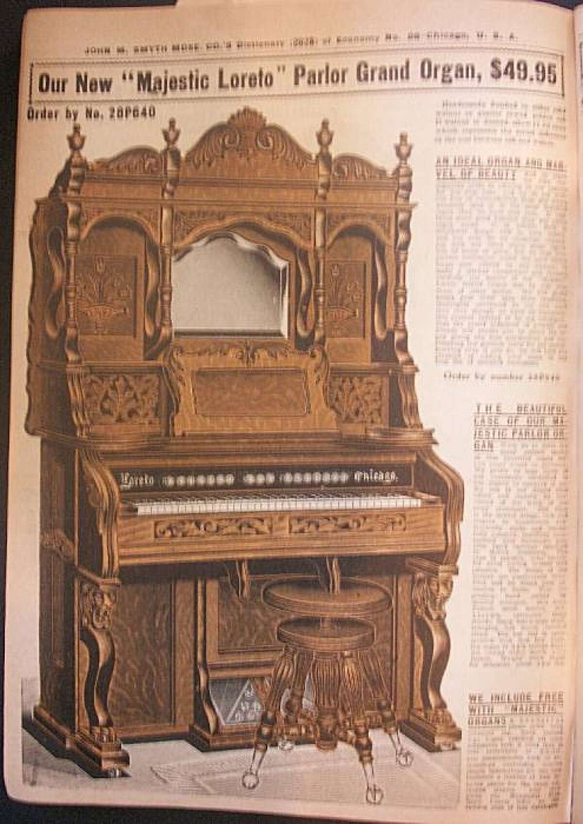 Catalog shopping the year the Titanic sank