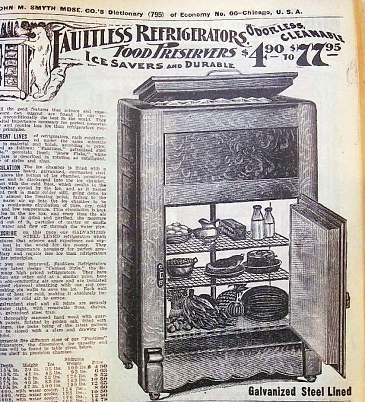 Catalog shopping the year the Titanic sank