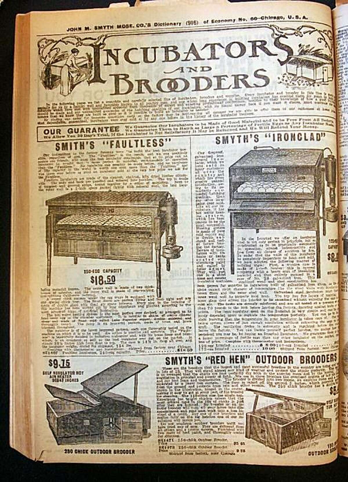 Catalog shopping the year the Titanic sank