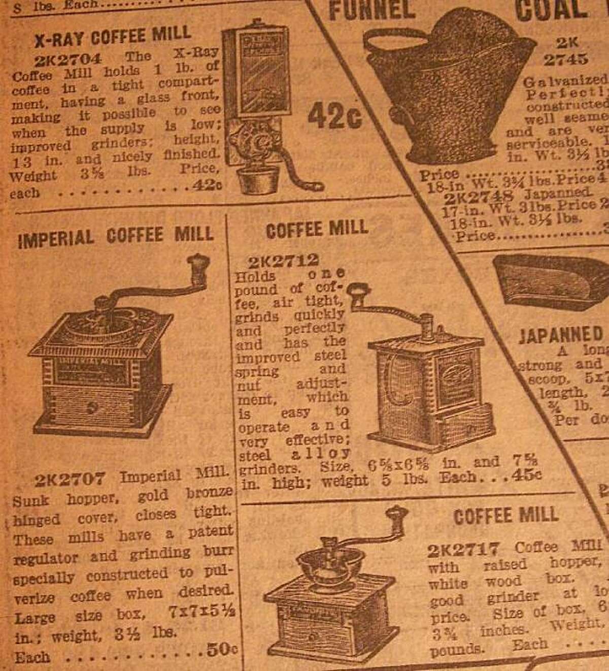 Catalog shopping the year the Titanic sank