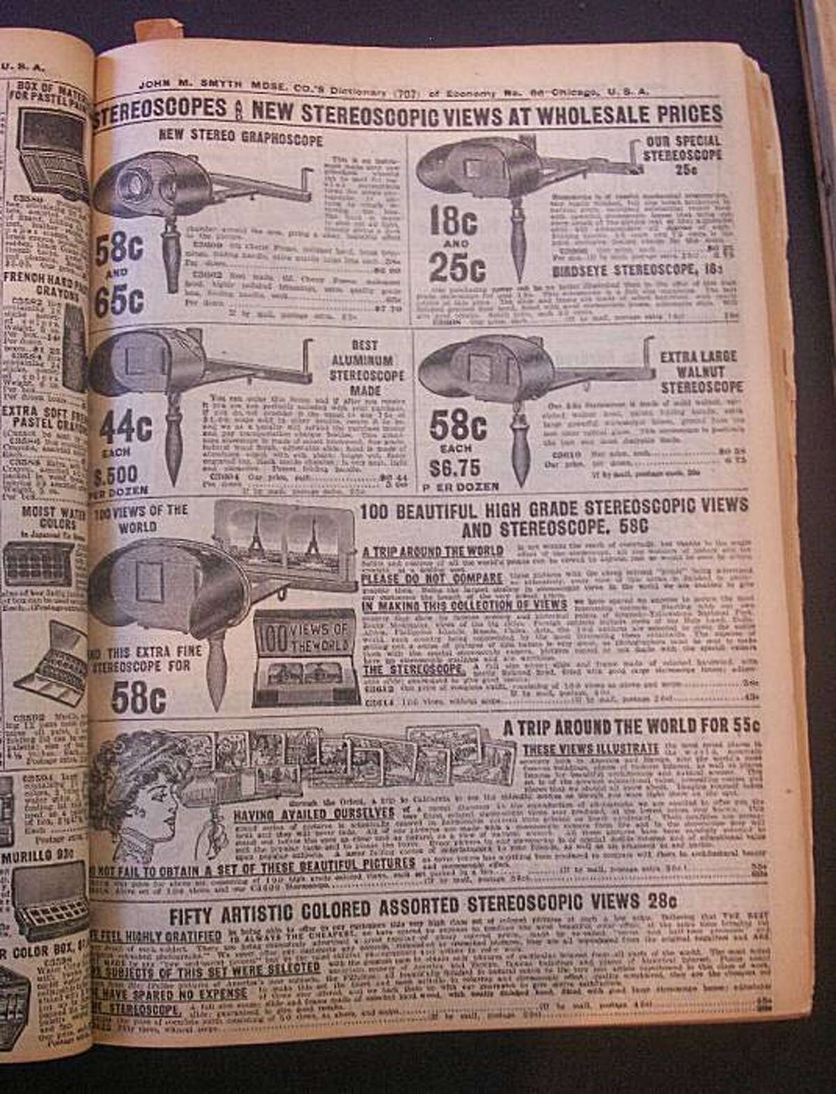 Catalog shopping the year the Titanic sank