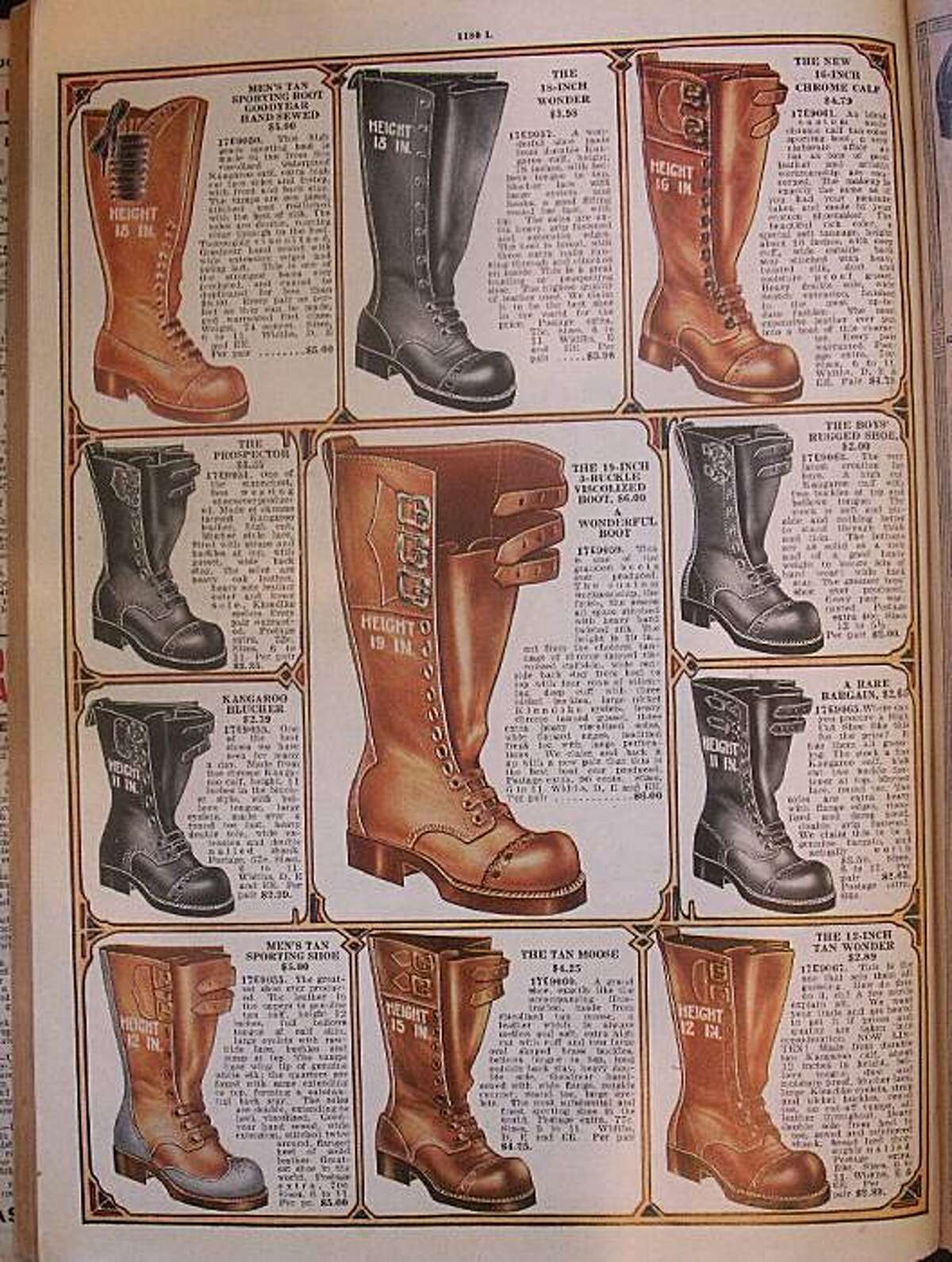 Catalog shopping the year the Titanic sank