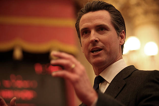 Lt. Gov. Gavin Newsom adjusts to Capitol gig