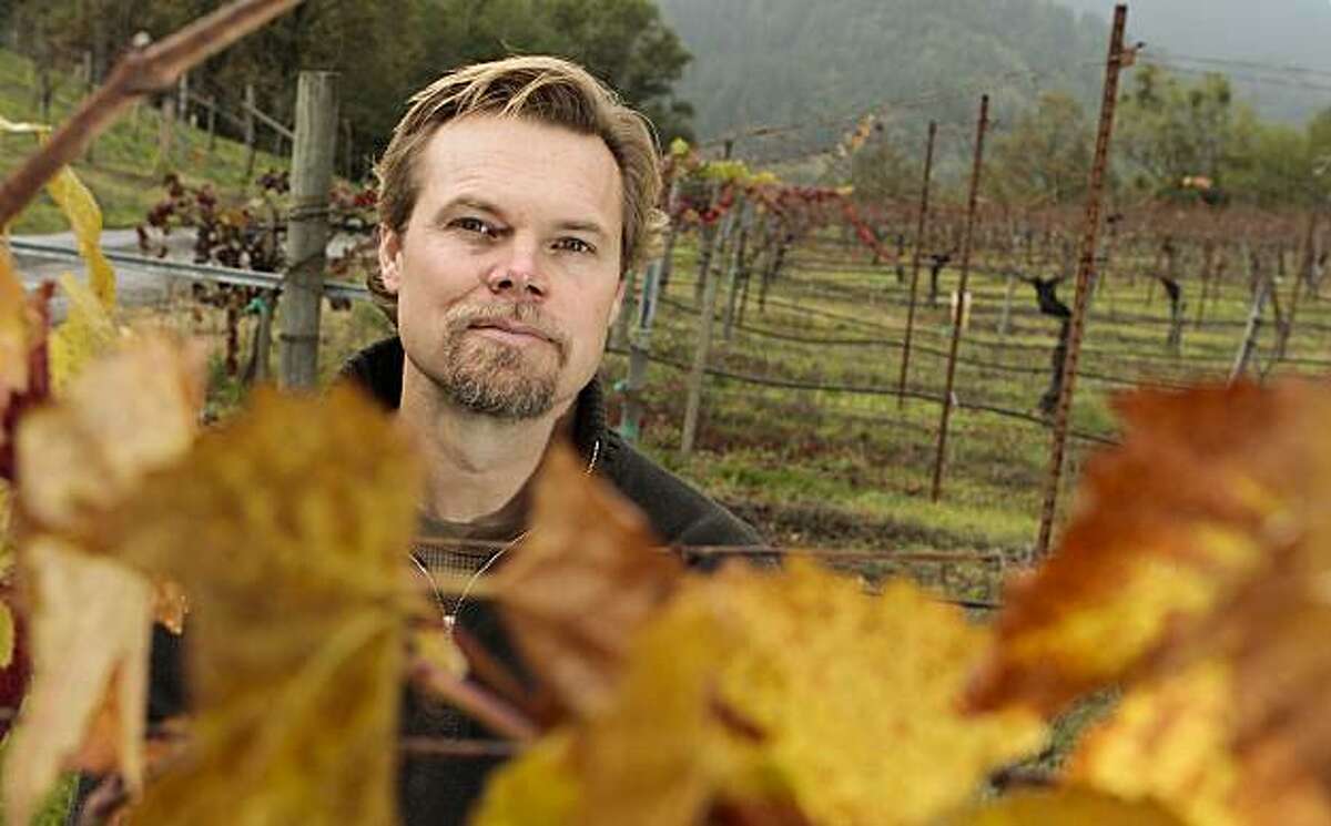 Winemaker Alex Davis of Porter Creek Winery at the winery in Healdsburg , Calif., is seen on Sunday, Dec. 5, 2010.