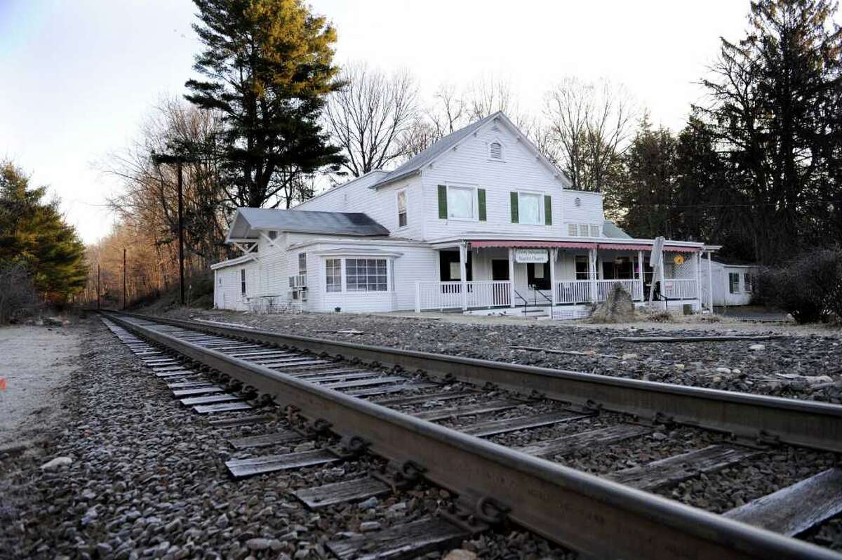 West Redding A train station with gasp parking to spare