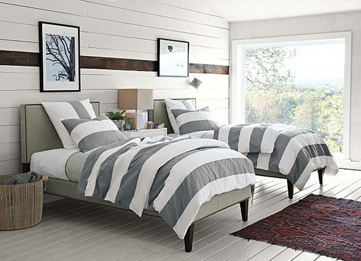 Duvets Stripes are stars in the bedroom