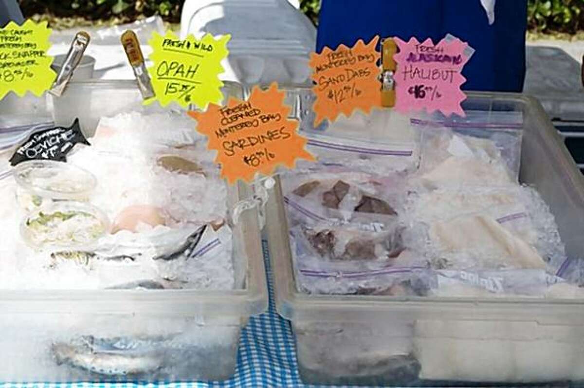 Catch of the Day: The H&H Fresh Fish stand at Santa Cruz's Westside Farmer's Market.