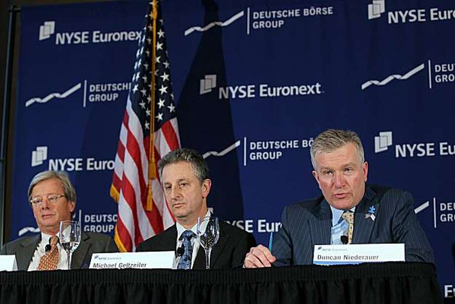 Nyse Deutsche Boerse Deal Mirrors Global Realities Sfgate