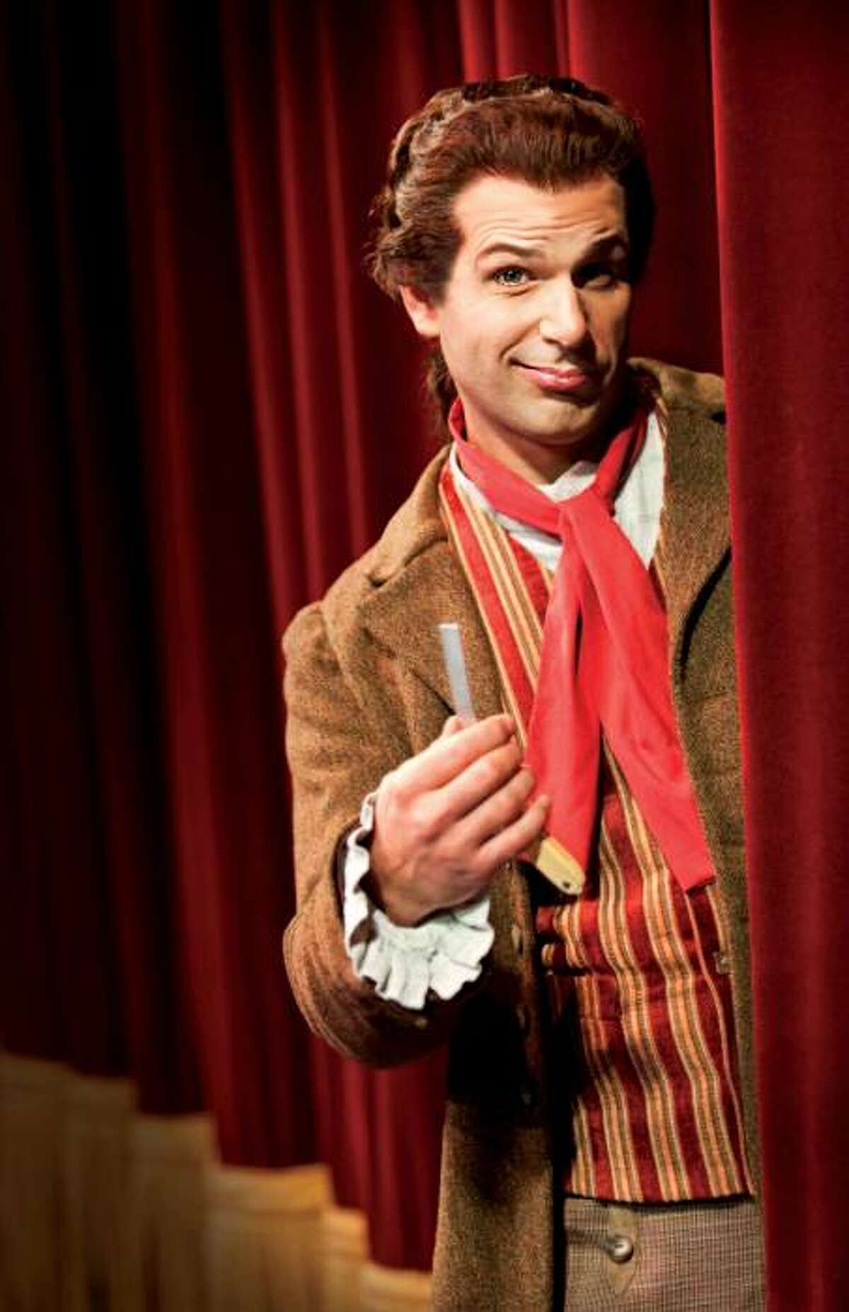 Krassen Karagiozov as Figaro in "The Barber of Seville," an Opera San Jose production.