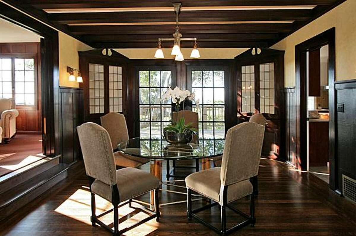 The dining area at 822 Mendocino for Hot Property.