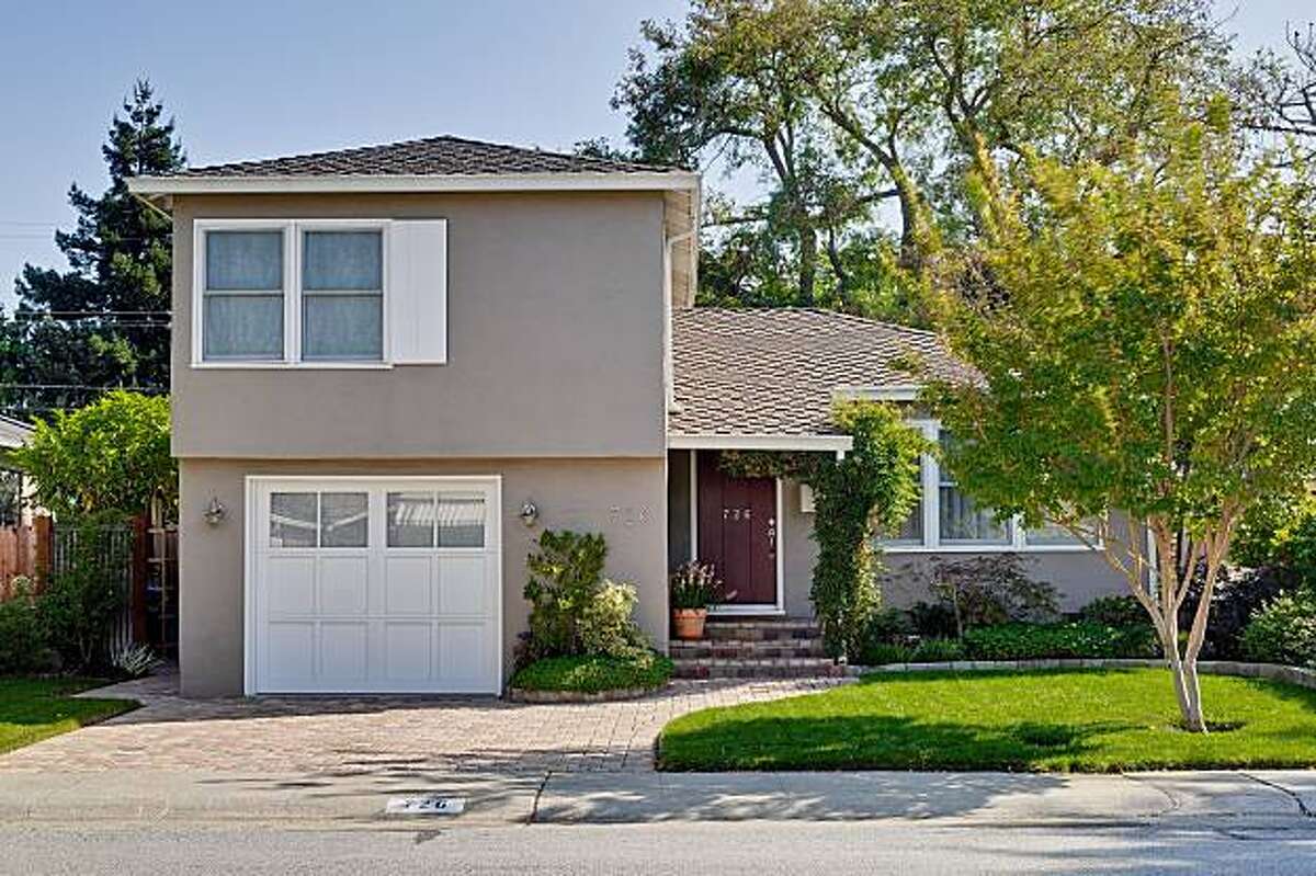 Remodeled San Mateo home with landscaped grounds