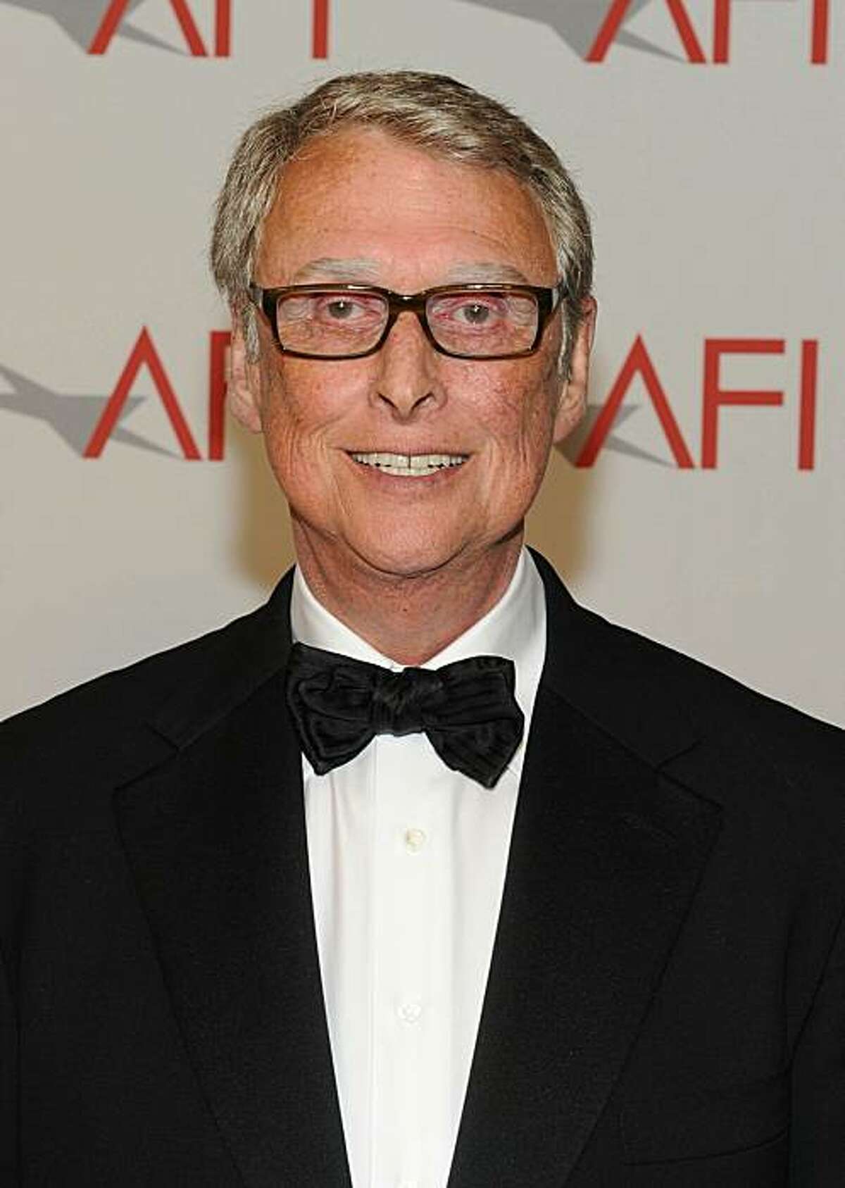 CULVER CITY, CA - JUNE 10: Honoree Mike Nichols poses with his Life Achievement Award at the 38th AFI Life Achievement Award honoring Mike Nichols held at Sony Pictures Studios on June 10, 2010 in Culver City, California. The AFI Life Achievement Award tribute to Mike Nichols will premiere on TV Land on Saturday, June 25 at 9PM ET/PST. (Photo by Frazer Harrison/Getty Images for AFI)