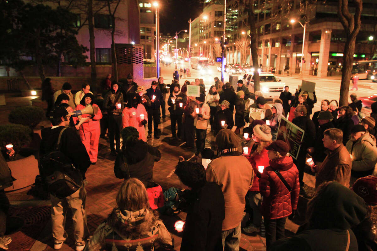 Protest Against Guantanamo Bay Detentions