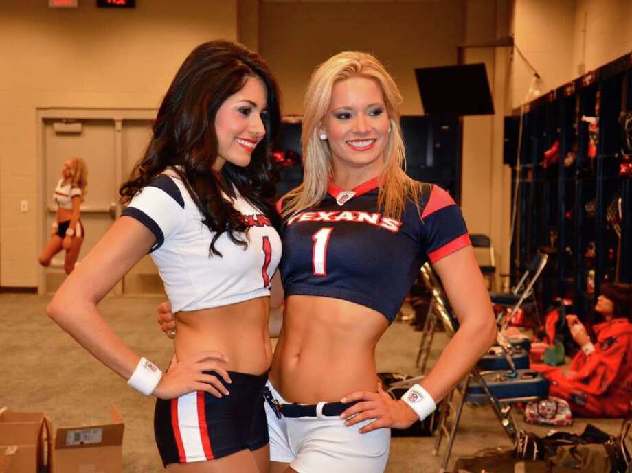 Texans Cheerleaders Hardest Working Fans Houston Chronicle