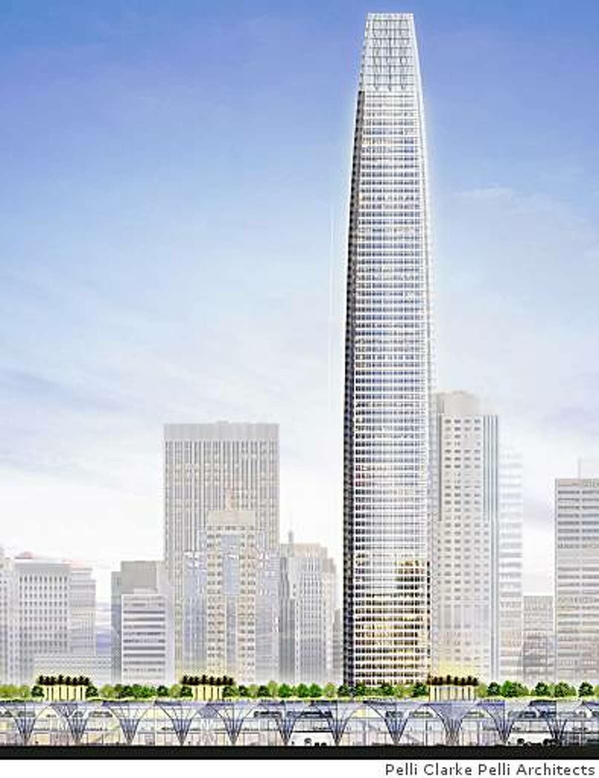 Proposed transbay terminal plan from Pelli Clarke Pelli Architects