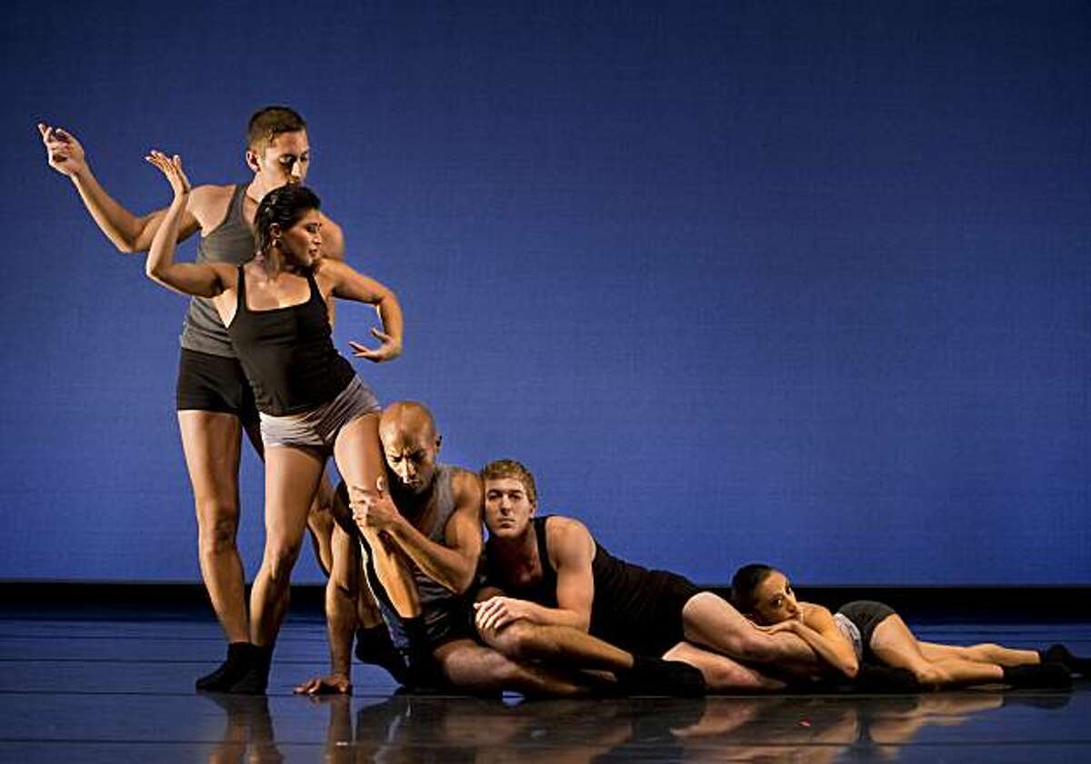 Photo credit is: The ODC dancers perform in Waving not Drowning (A Guide to Elegance) by Brenda Way; photo by Steve DiBartolomeo