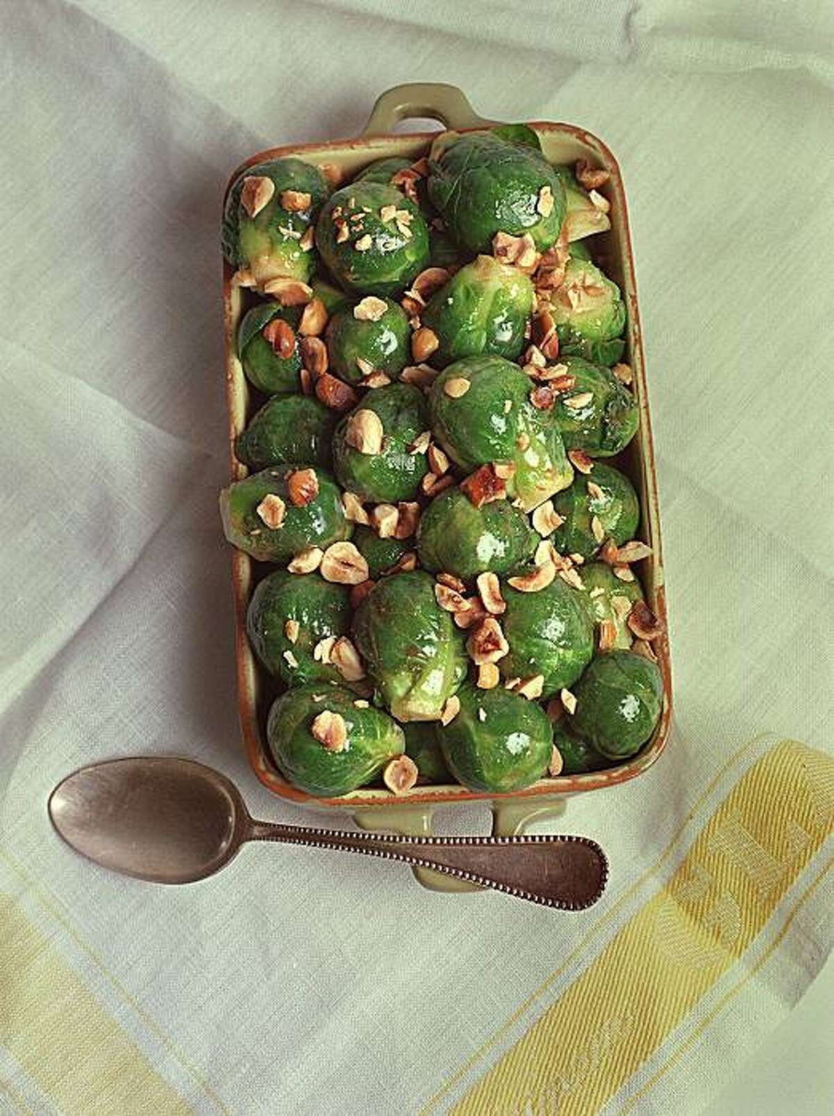 Brussels sprouts with hazelnut butter